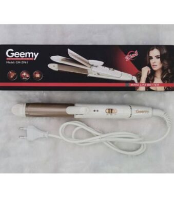 Geemy 3 in 1 Flat Iron Hair Straightener And Curling Iron 1