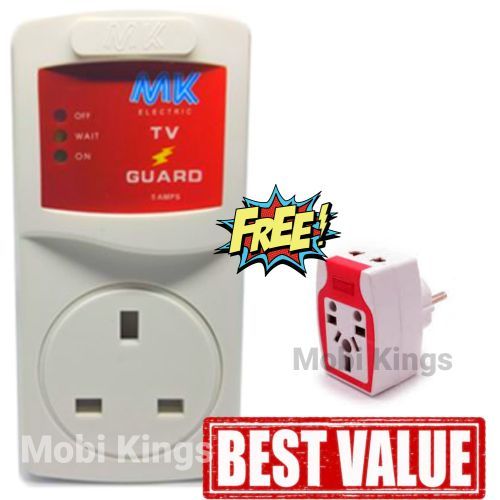 MK TV Guard Surge Protector, + FREE Gift 1
