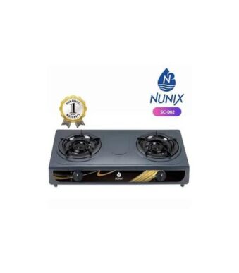 Nunix Stainless Steel Table Top Double Burner Gas Stove Gas Cooker 1