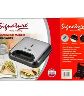 Signature 700 800W Quality Nonstick Teflon Coating Sandwich Maker 1