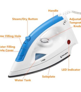 Soarin Premium Electric Dry And Steam Iron With Nonstick Soleplate 1