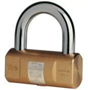 Viro 104 Cylindrical Brass Padlock 70mm Italy 1