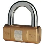 Viro Solid Brass Cylindrical Padlock 102 50mm 1