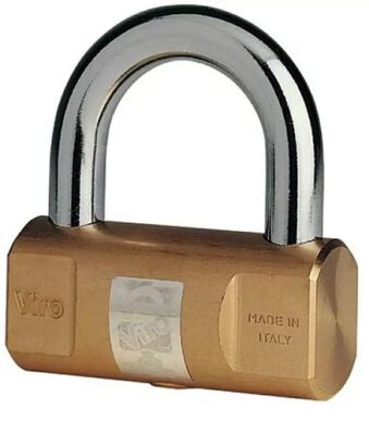 Viro Solid Brass Cylindrical Padlock 102 50mm 1