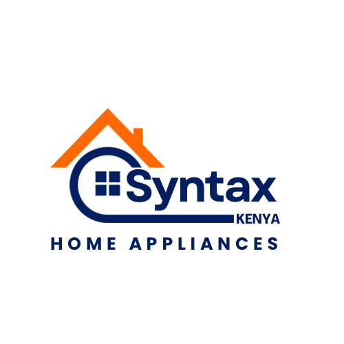 Blue and Orange Modern Real Estate Logo