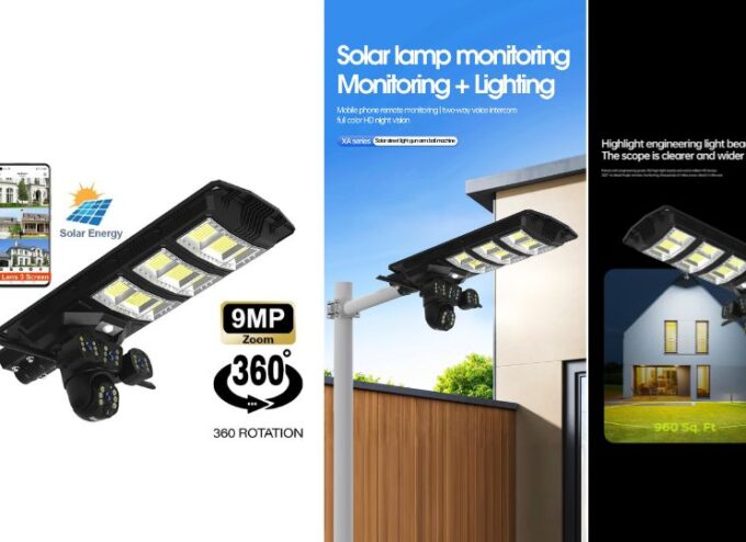 Wifi Outdoor Solar IP66 LED Camera